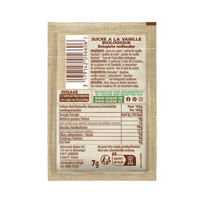 Sucre à la Vanille Bourbon Bio VAHINE