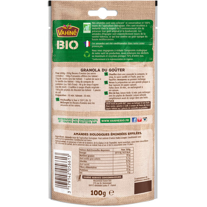 Amandes Éffilées Bio VAHINE