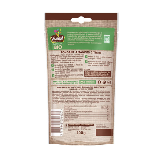 VAHINE Organic Powdered Almonds