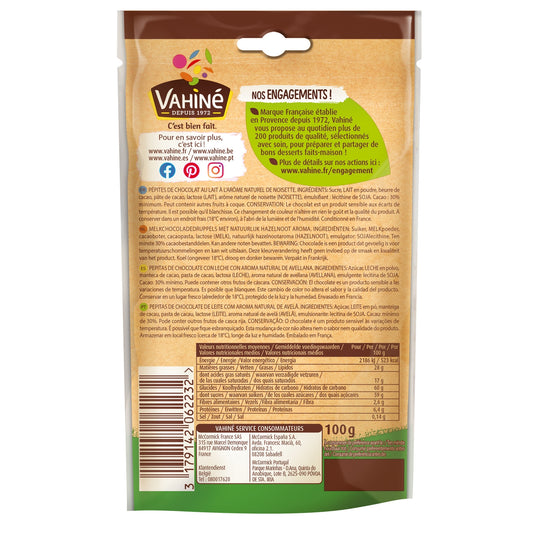 VAHINE Hazelnut Choco Chips