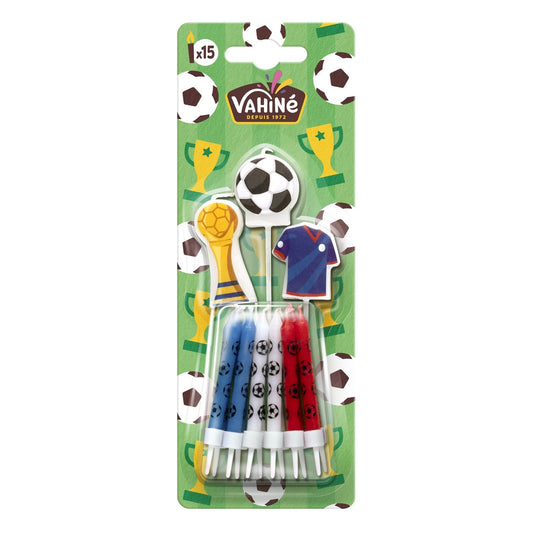 Bougies Foot VAHINE le paquet de 15 pièces