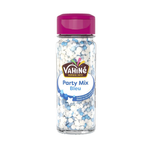 Décoration Alimentaire Party Mix Bleu VAHINE le pot de 55g