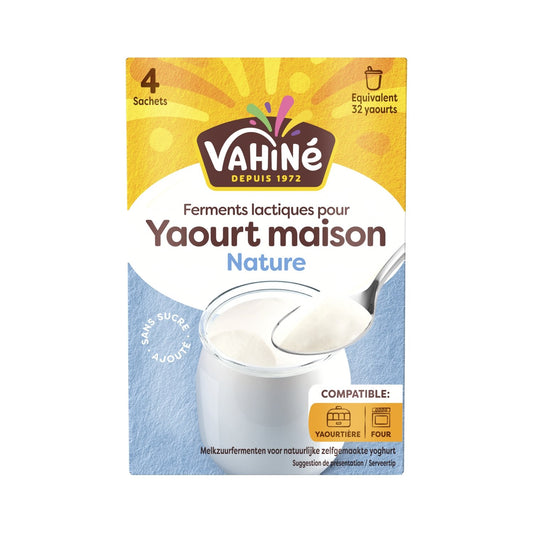 Ferment Lactiques Yaourt Maison VAHINE les 4 sachets de 4g