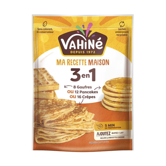 Préparation Crêpes Pancakes Gaufres VAHINE le paquet de 240g