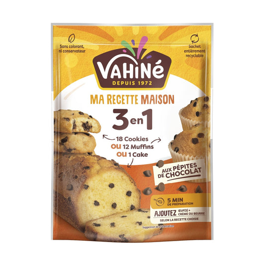 Préparation Cookies Muffins Cake VAHINE le paquet de 300g