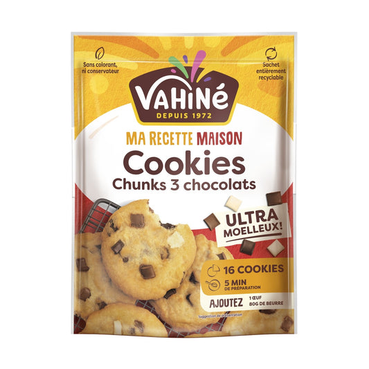 Préparation Cookies Chocolat VAHINE le sachet de 330g