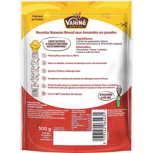 VAHINE Banana Bread Preparation