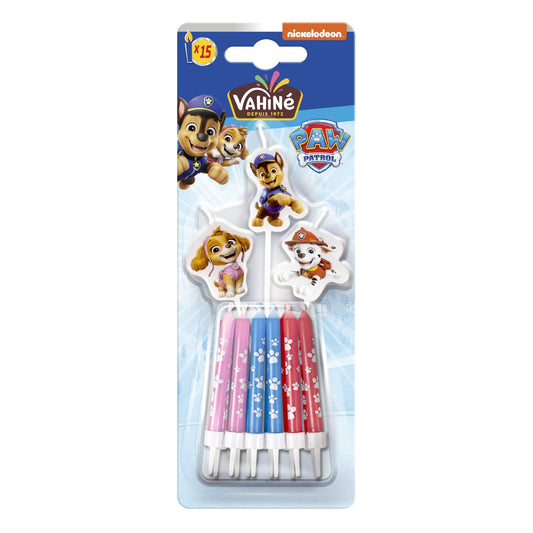Bougies Pat'patrouille VAHINE les 6 bougies