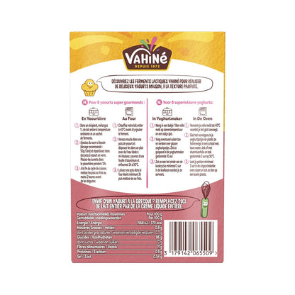 Ferments Lactiques pour Yaourt Maison à la Fraise VAHINE