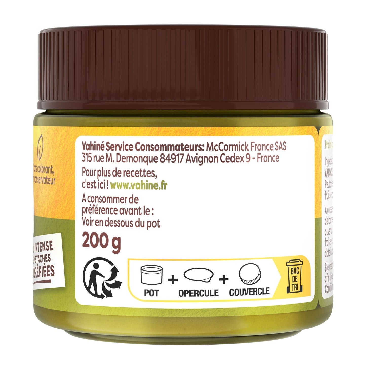VAHINE Pistachio Spread