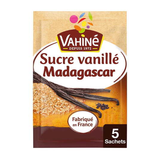 Sucre Vanillé VAHINE les 5 sachets de 7,5 g