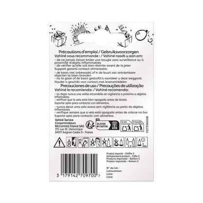 Bougie Anniversaire N°5 VAHINE