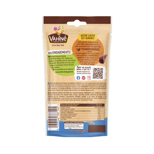 VAHINE Milk Chocolate Chips