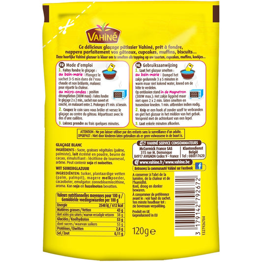 VAHINE Ready-to-Melt White Icing