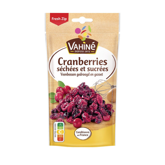 Cranberries Fruitées et Moelleuses VAHINE le sachet de 125 g