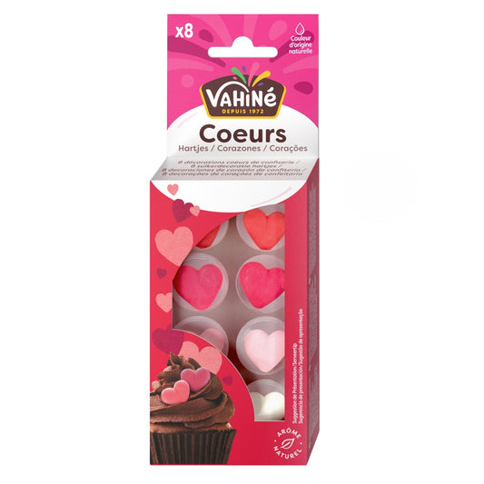 VAHINE Sugar Heart Decorations