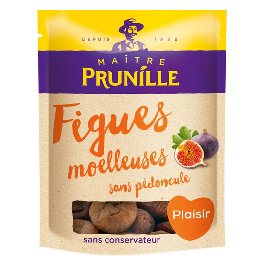 Figues Sèches Moelleuses MAITRE PRUNILLE le sachet de 500g