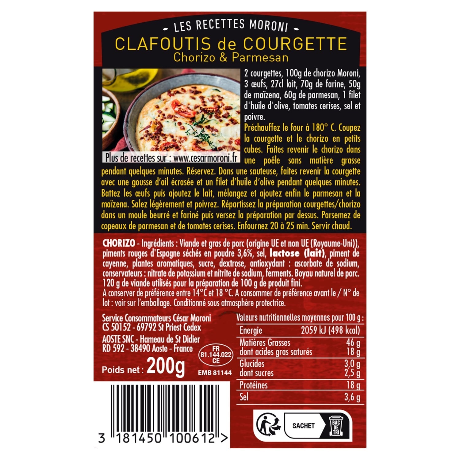 Chorizo Extra Fort CESAR MORONI 