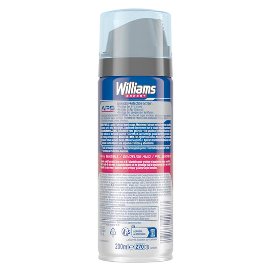 Expert Williams Soothing Aloe Vera Men's Sensitive Skin Shaving Foam