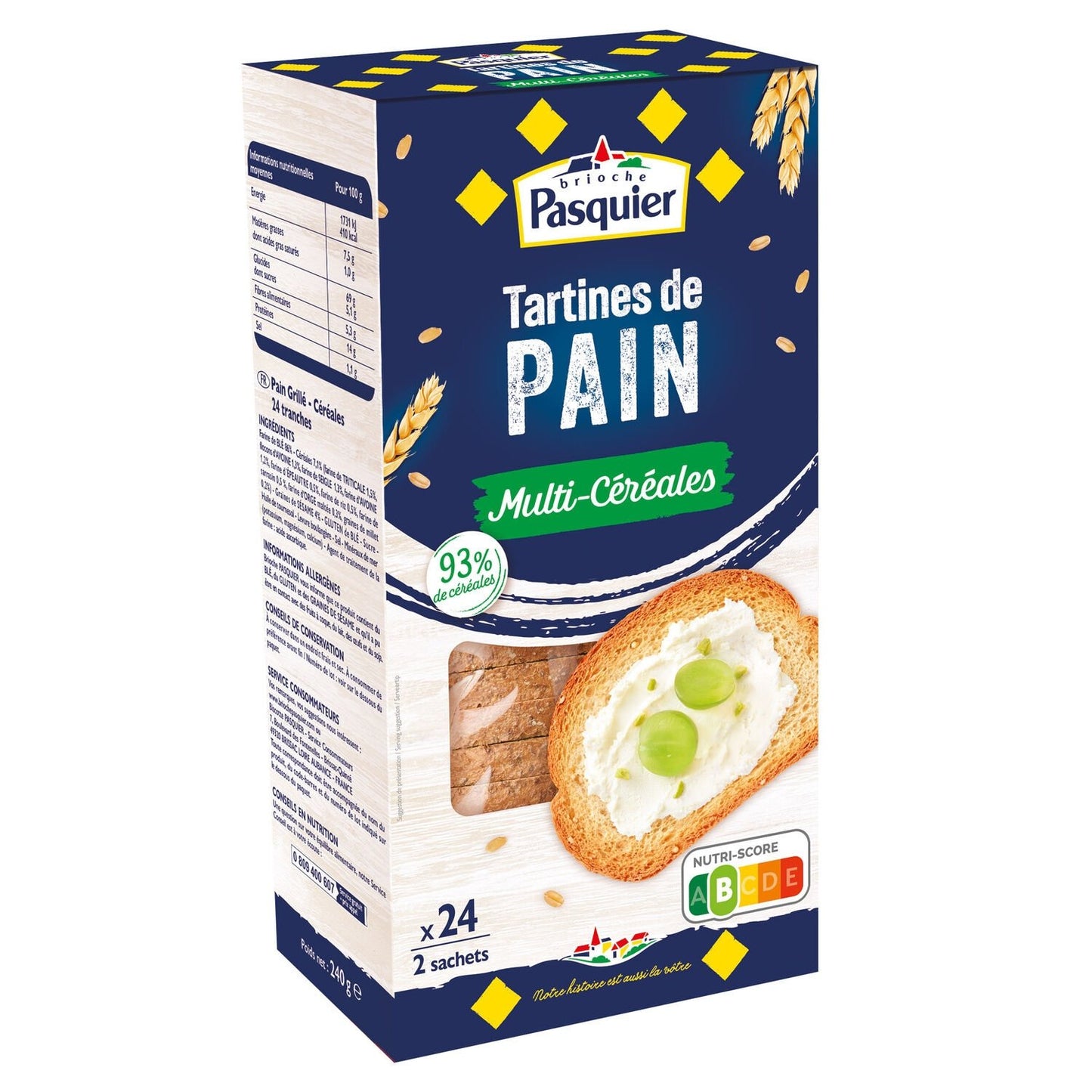 PASQUIER 9 Grain Toast