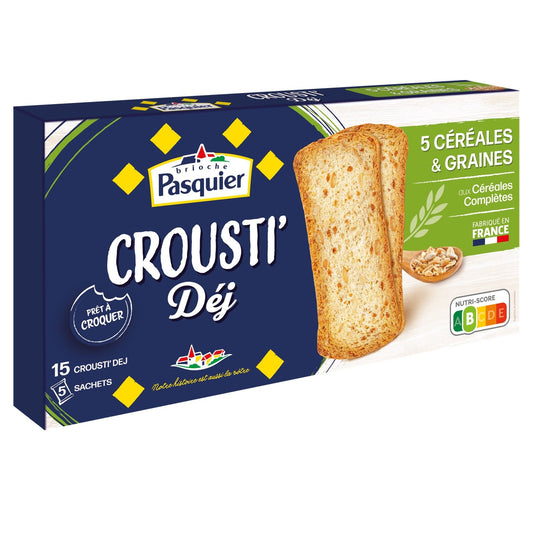 Crousti Déj Céréales et Graines PASQUIER la boite de 150g