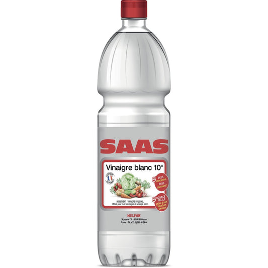 Vinaigre d'Alcool 14° SAAS la bouteille de 100cL