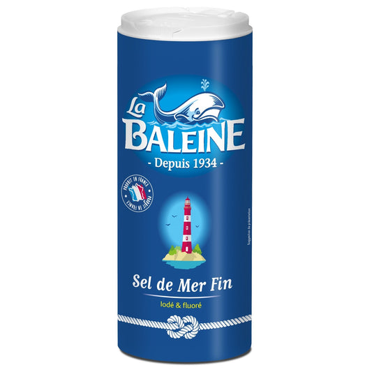 Sel Fin Iodé et Fluoré LA BALEINE la boite de 550 g