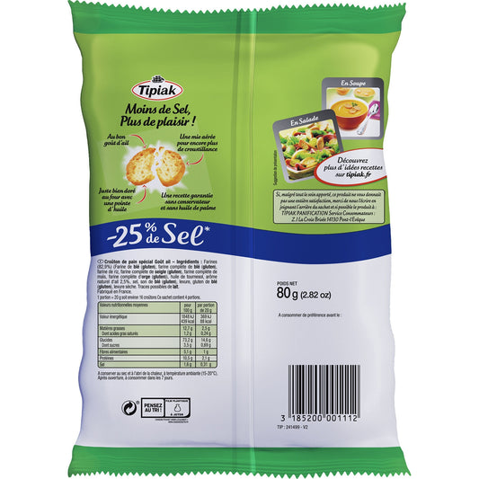 TIPIAK Garlic Flavor Croutons