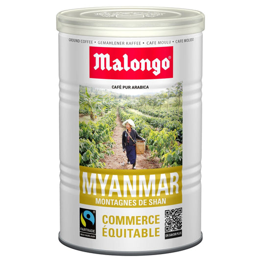 Café Moulu 100% Arabica Myanmar Shan MALONGO la boite de 250g