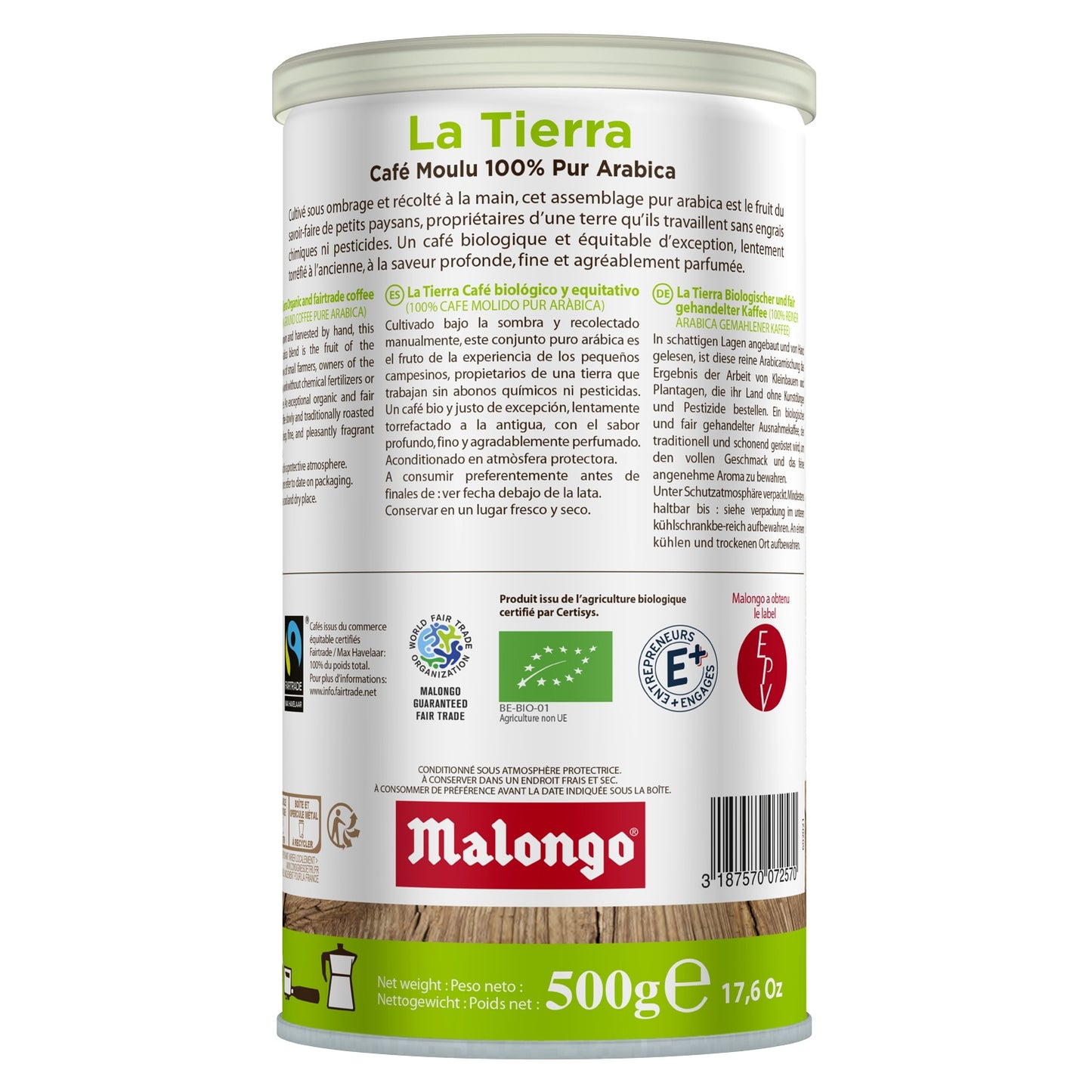 Organic Ground Coffee MALONGO