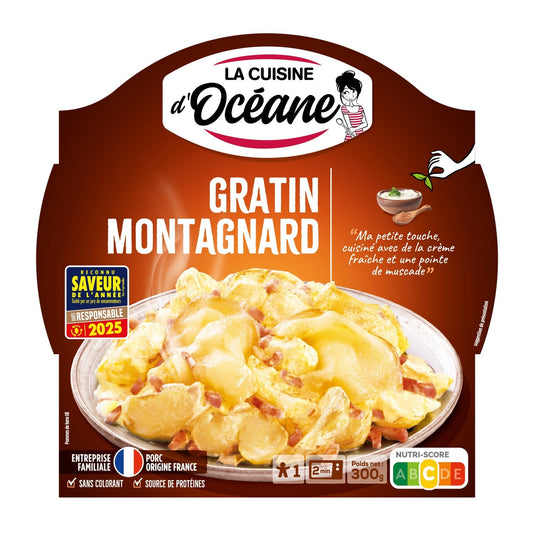 Plat Cuisiné Gratin Montagnard CUISINE OCEANE la barquette de 300g