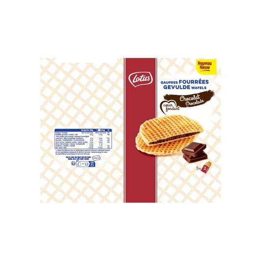LOTUS Chocolate Fondant Heart Filled Waffles