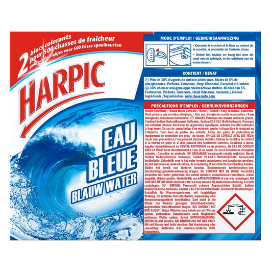Bloc Wc Cuvette Eau Bleue X2 HARPIC