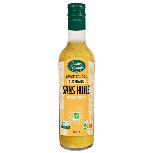 Sauce Crudités Dijonnaise Sans Huile Bio LE JARDIN D'ORANTE la bouteille de 500mL