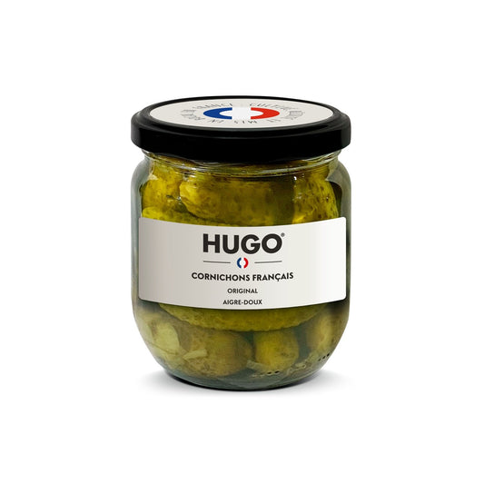 Cornichon Français Aigre-Doux HUGO le pot de 210g