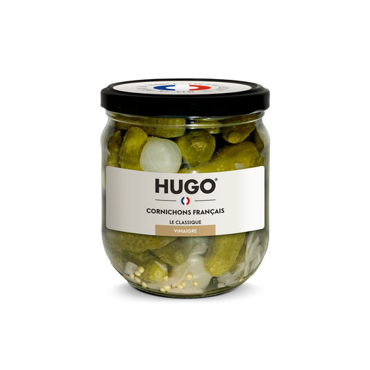 Cornichon Français au Vinaigre le Classique HUGO le pot de 210g