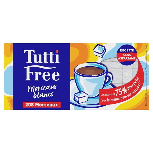 Sucre Morceaux TUTTI FREE la boite de 290g