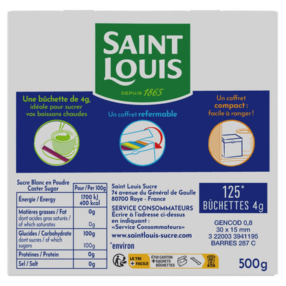 Sucre Bûchettes SAINT LOUIS