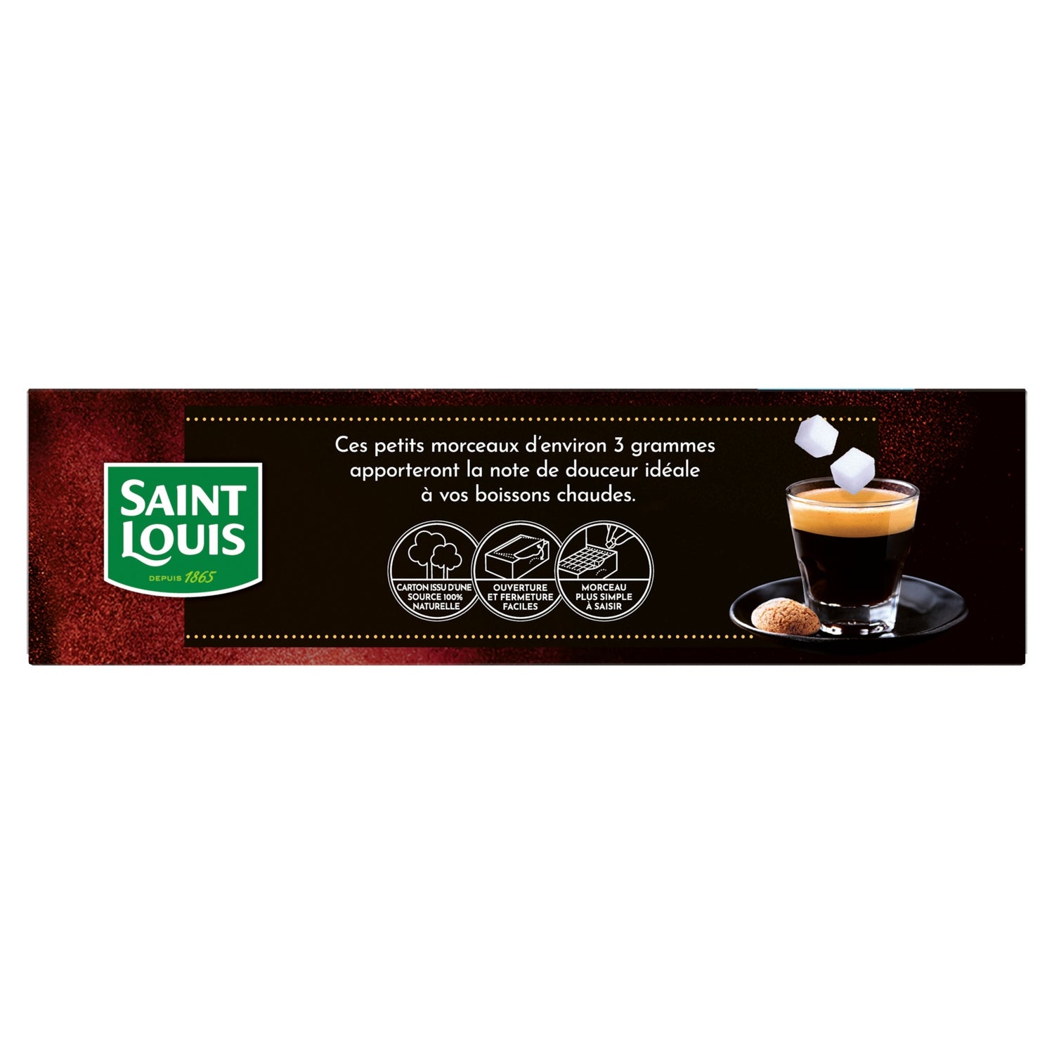 Sucre Petits Morceaux Spécial Espresso SAINT LOUIS 