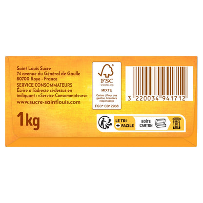 Sucre de Canne en Morceaux Non Raffiné Equitable SAINT LOUIS