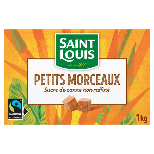 SAINT LOUIS Fairtrade Unrefined Cane Sugar Chunks