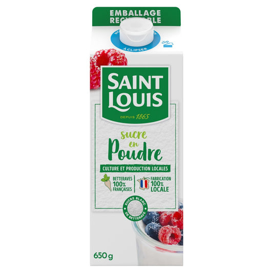 Sucre Poudre SAINT LOUIS la brique de 650 g