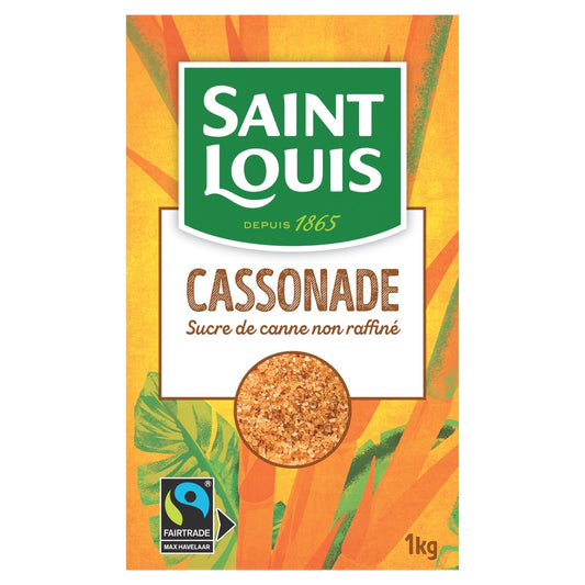 Cassonade SAINT LOUIS la boite de 1Kg