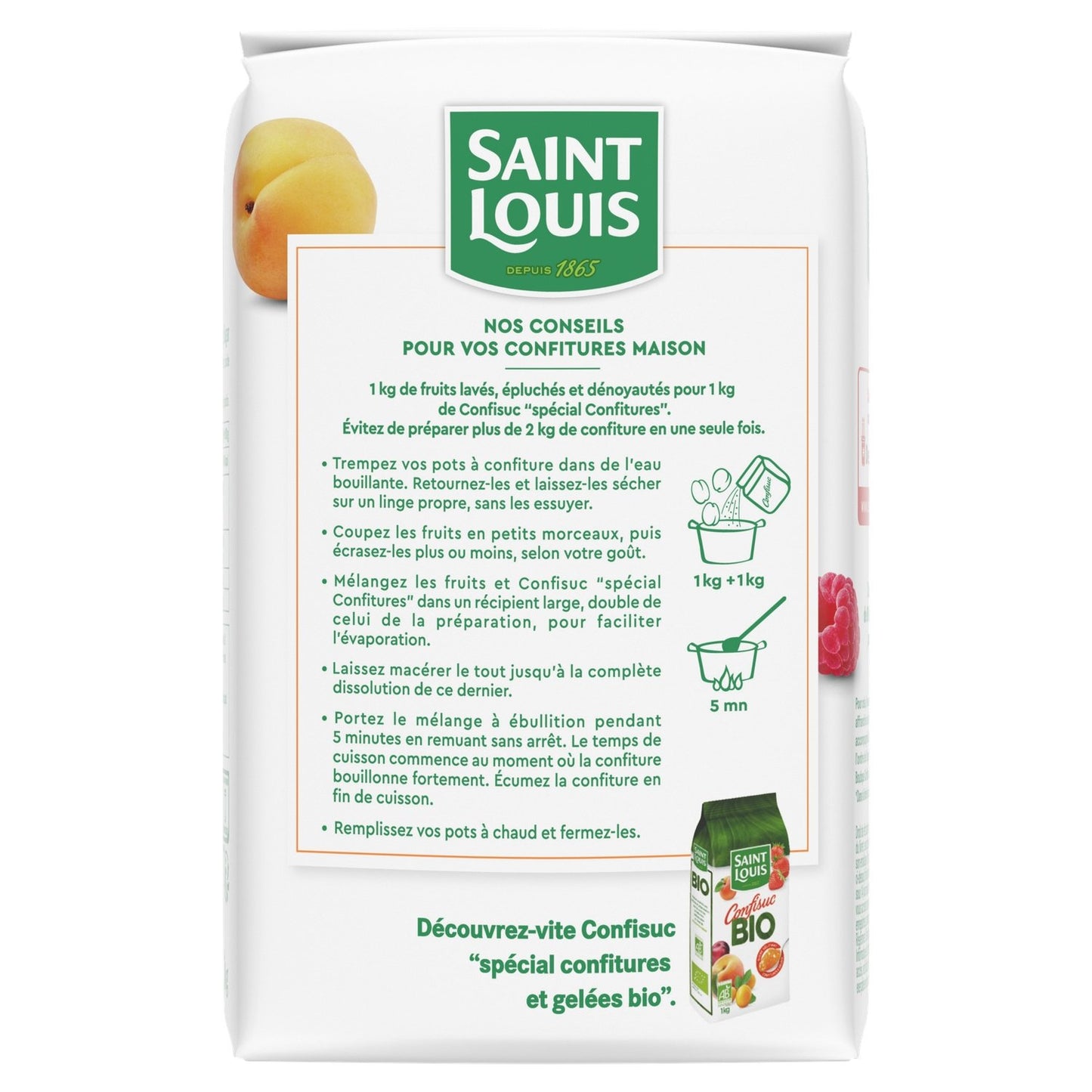 Sucre Gélifiant pour Confiture SAINT LOUIS
