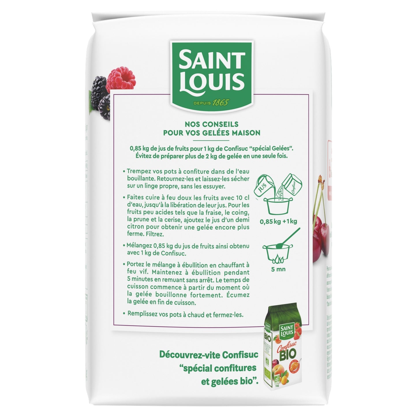 Sucre Gélifiant pour Gelées SAINT LOUIS