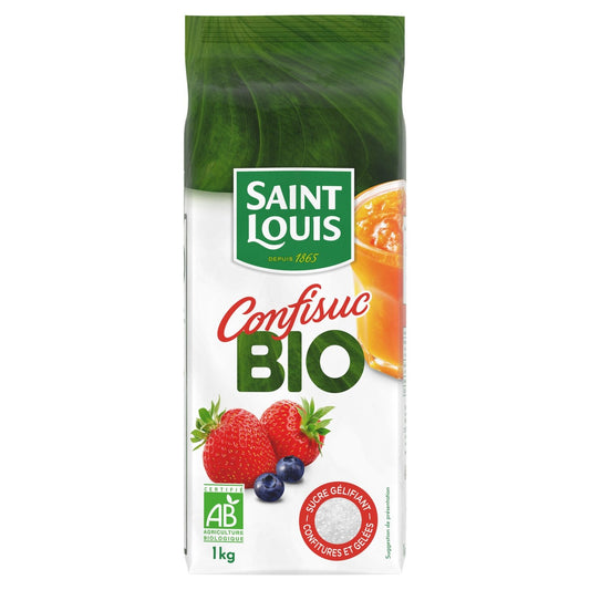 Sucre Gélifiant pour Confiture Bio SAINT LOUIS le paquet de 1Kg