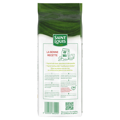 Sucre Gélifiant pour Confiture Bio SAINT LOUIS