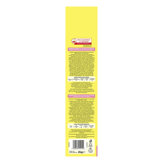 Croquettes pour Chat Junior au Poulet, à la Dinde & des Légumes avec du Lait PURINA FRISKIES