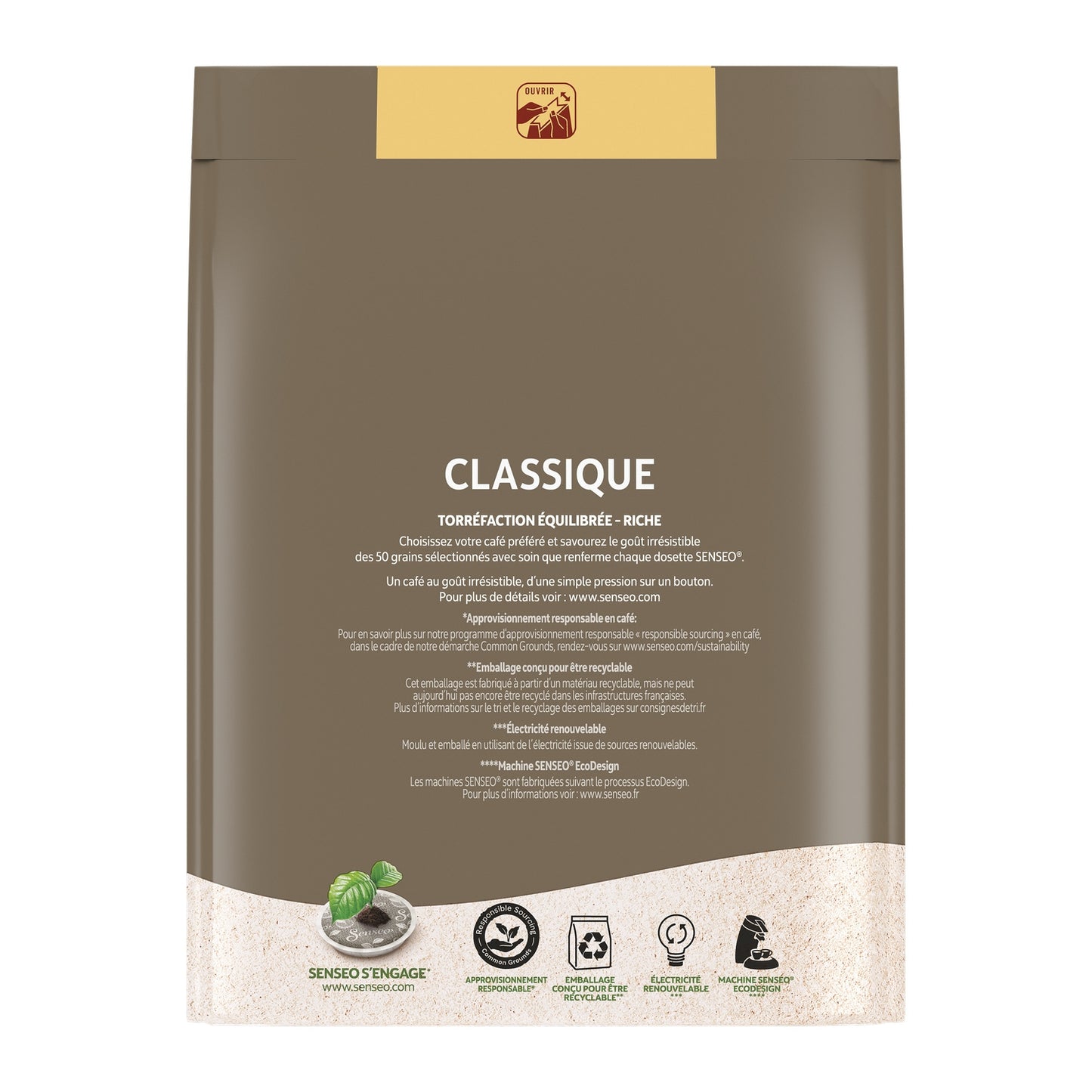 Classic Extra Long Senseo Compatible Coffee Pods SENSEO
