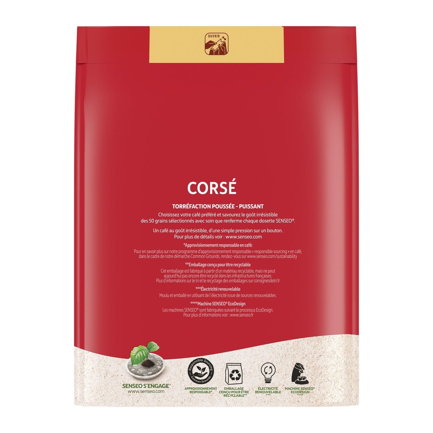 Senseo Compatible Strong Long Coffee Pods SENSEO